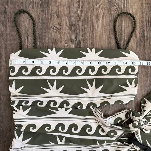 NEW Johanna Ortiz Great Star One Piece Swimsuit in Olive Size XL - Picture 8 of 10